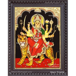 Durga Devi Tanjore Painting