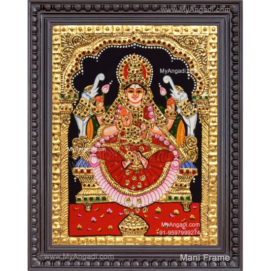 Gajalakshmi Tanjore Painting