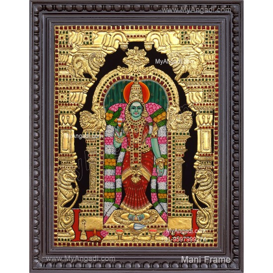 Meenakshi Amman Tanjore Painting