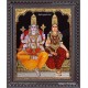Vishnu and Lakshmi Tanjore Painting, Vishnu and Lakshmi Tanjore Painting
