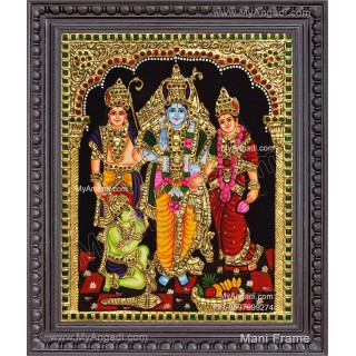 Ram Darbar Tanjore Painting