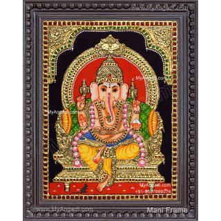 Ganapathi Tanjore Painting 