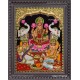 Ganesha Lakshmi Saraswathi Tanjore Painting