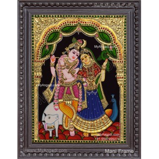 Radha Krishna Tanjore Painting