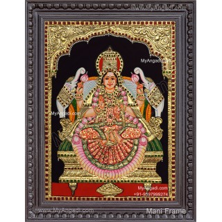 Gaja Lakshmi Tanjore Painting