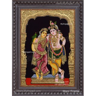 Radha Krishna Tanjore Painting