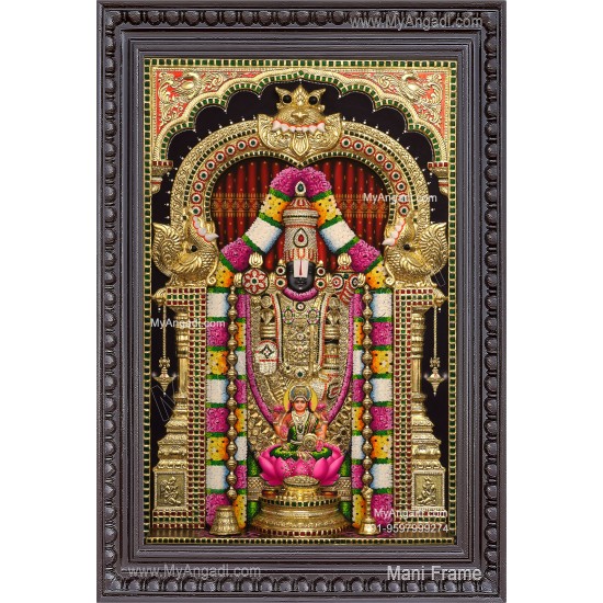Balaji 3d Tanjore Painting