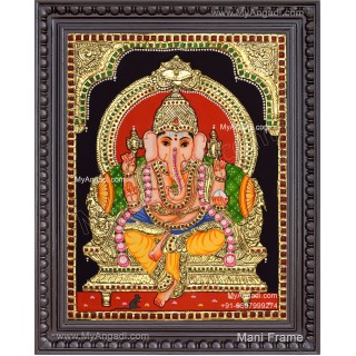 Ganesha Tanjore Painting