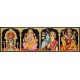 4 Panel  Tanjore Painting