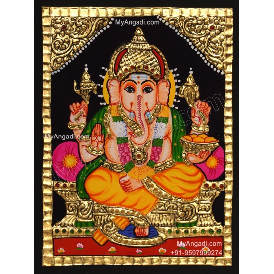 Ganapathi Tanjore Painting 