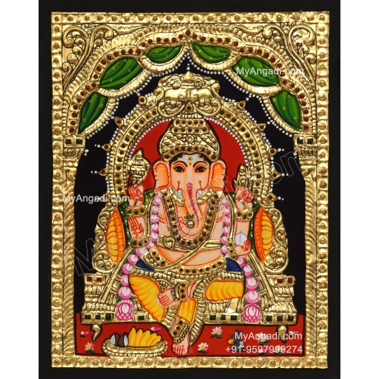 Ganapathi Tanjore Painting Tanjore Painting
