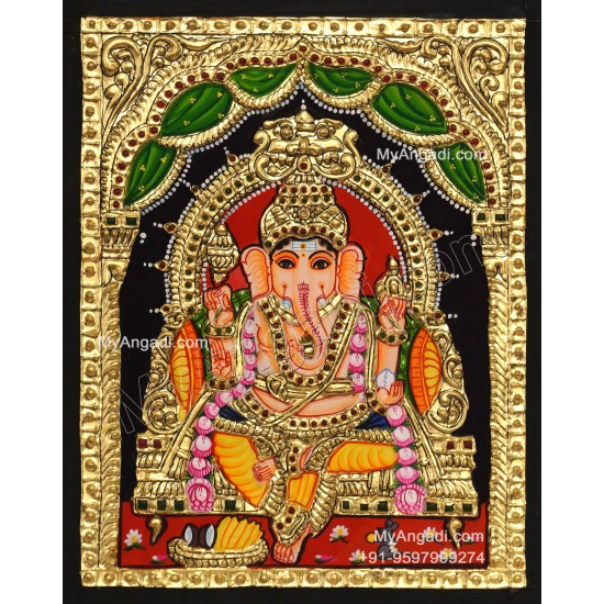 Ganapathi Tanjore Painting Tanjore Painting