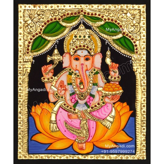 Ganesha Tanjore Painting