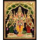 Murugan Valli Deivanai Tanjore Painting