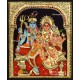 Shivan Family Tanjore Painting