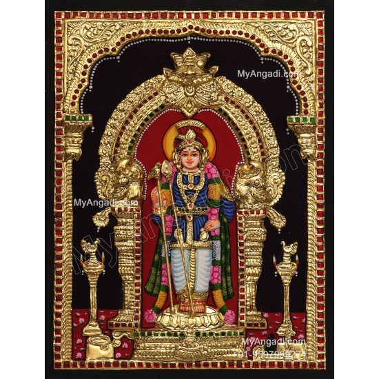 Murugar 3D Tanjore Painting