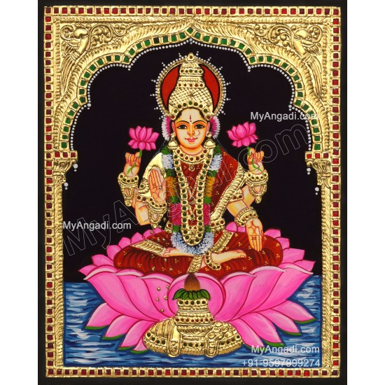 Mahalakshmi Tanjore Painting