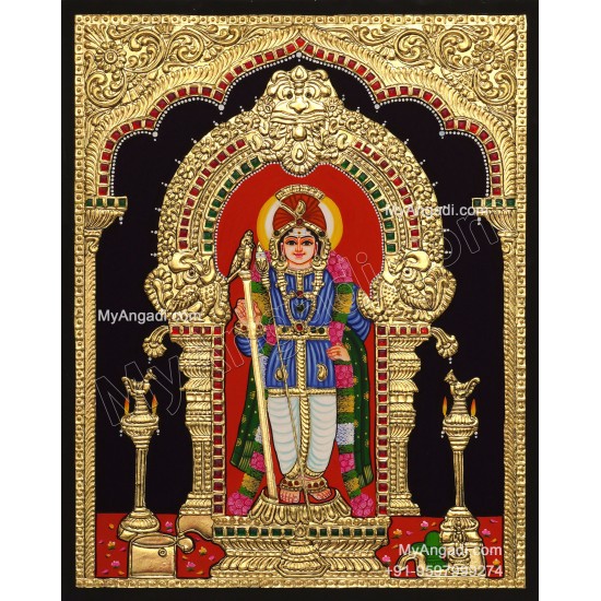 Palani Murugan Tanjore Painting