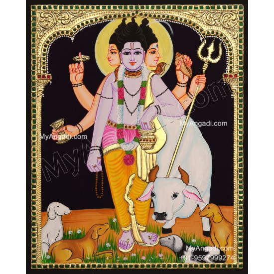Dattatreya Tanjore Painting