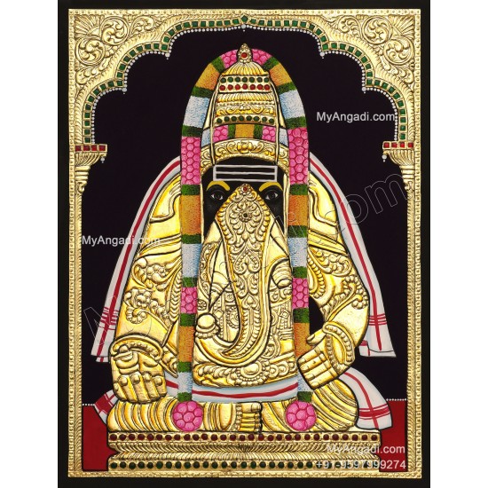 Karpaga Vinayagar Tanjore Painting