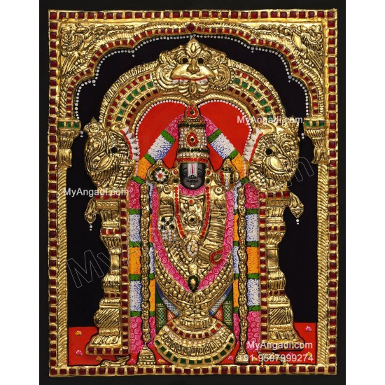 Balaji 3d Tanjore Painting