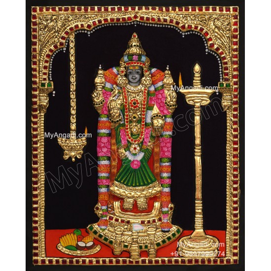 Akilandeswari Tanjore Painting