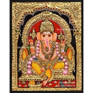 Ganesh Ji Tanjore Paintings