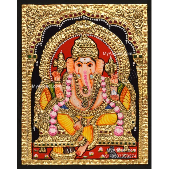 Ganesh Ji Tanjore Paintings