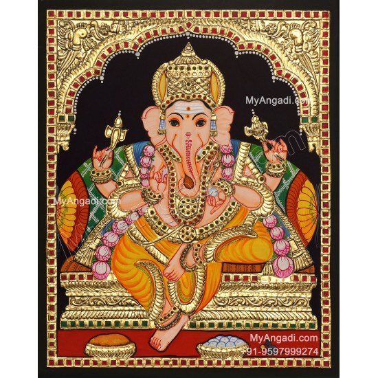 Ganesha Tanjore Painting