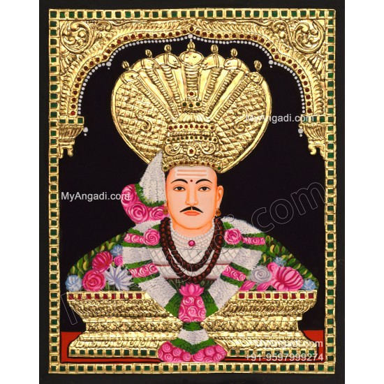 Sidda Rameshwar Swami Tanjor Painting