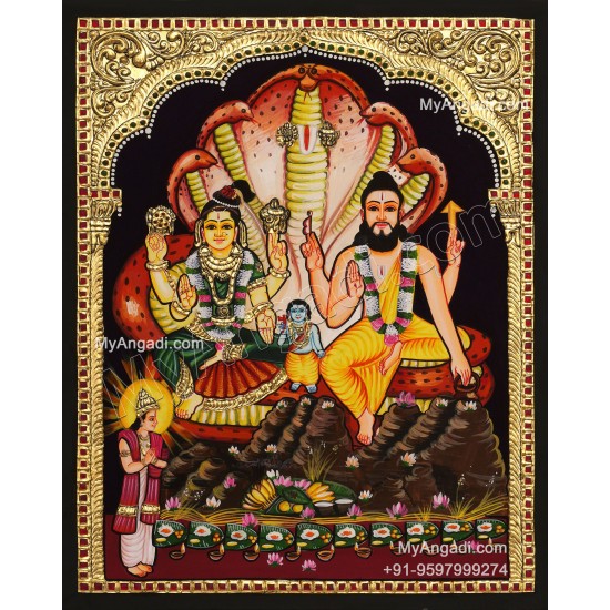 Jamadagni Munivar Renuka Devi Tanjore Painting 