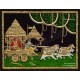 Geetha Saaram Tanjore Painting, Krishna Arjuna Chariot Tanjore Painting