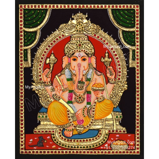 Ganesha Tanjore Painting