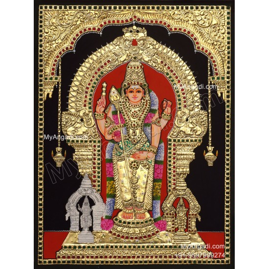 Thiruchendhur Murugan Tanjore Painting, Murugar Tanjore Painting