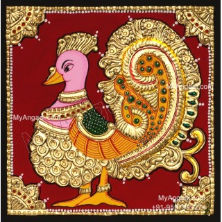 Peacock Tanjore Painting