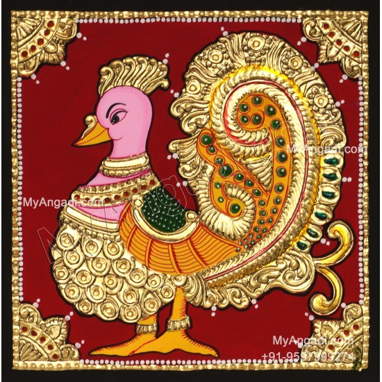 Peacock Tanjore Painting