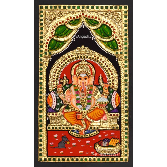 Ganesha Tanjore Painting