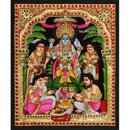 Sathya Narayana Tanjore Painting