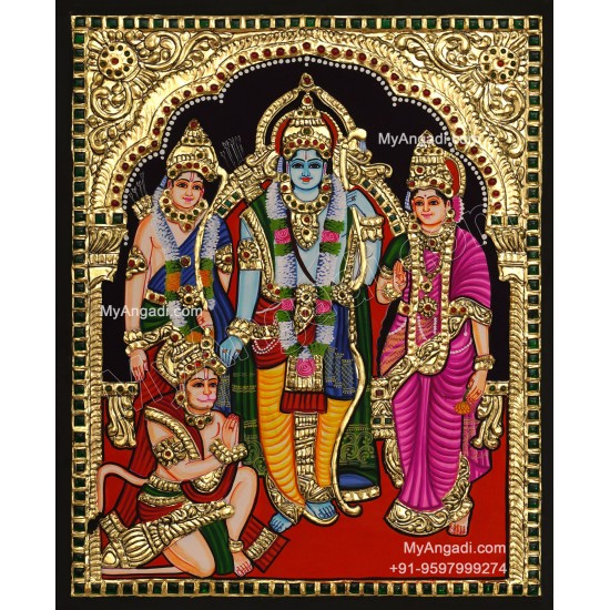 Ram Darbar Tanjore Painting