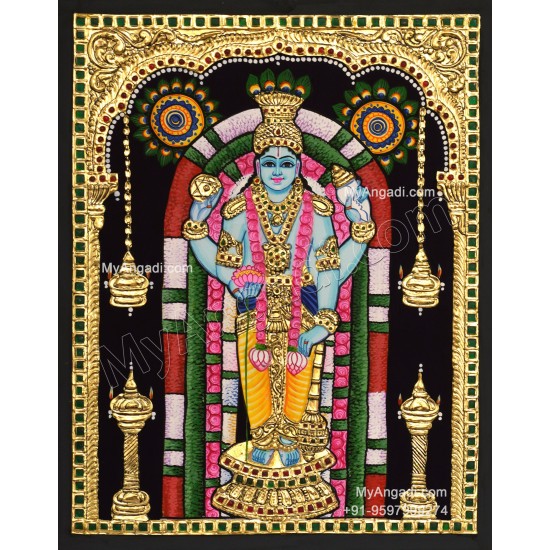 Guruvayurappan Tanjore Painting