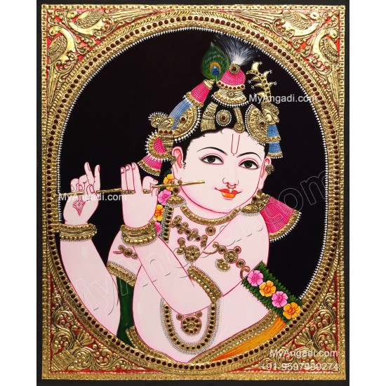 Krishna Tanjore Painting