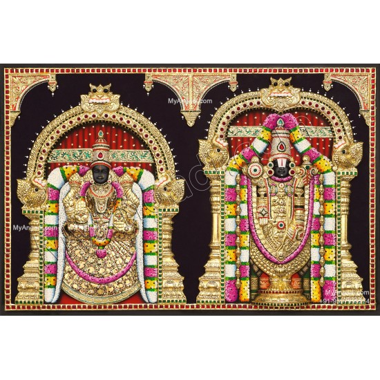 3D Balaji Thayaar Tanjore Painting