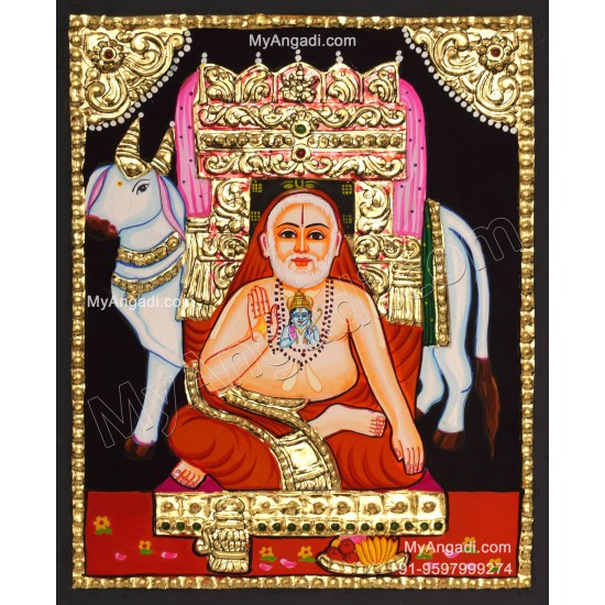 Ragavendra Tanjore Painting, Saint Tanjore Painting