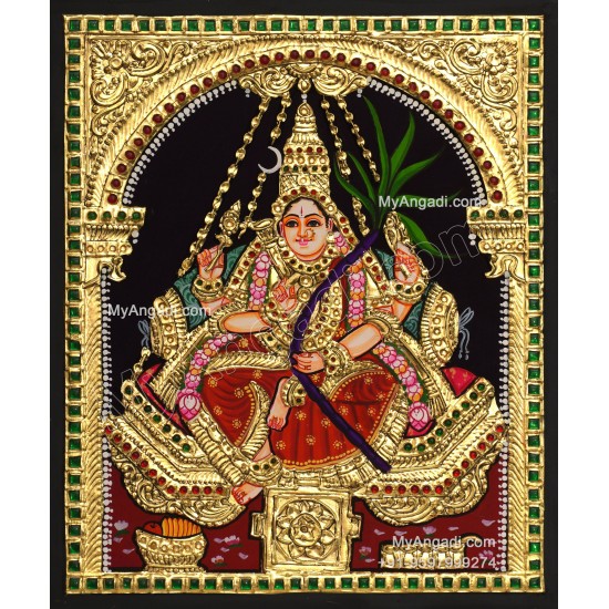 Raja Rajeshwari Tanjore Painting
