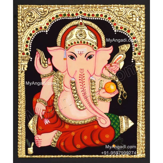 Ganesha Tanjore Painting