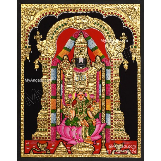 Balaji Lakshmi  Tanjore Painting