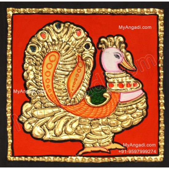 Peacock Tanjore Painting