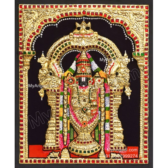 3D Balaji Tanjore Painting