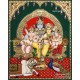 Shiva Family Tanjore Painting