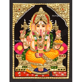 Ganesha Tajore Painting